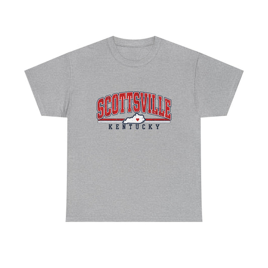 Scottsville Kentucky Hometown Varsity Graphic Tee