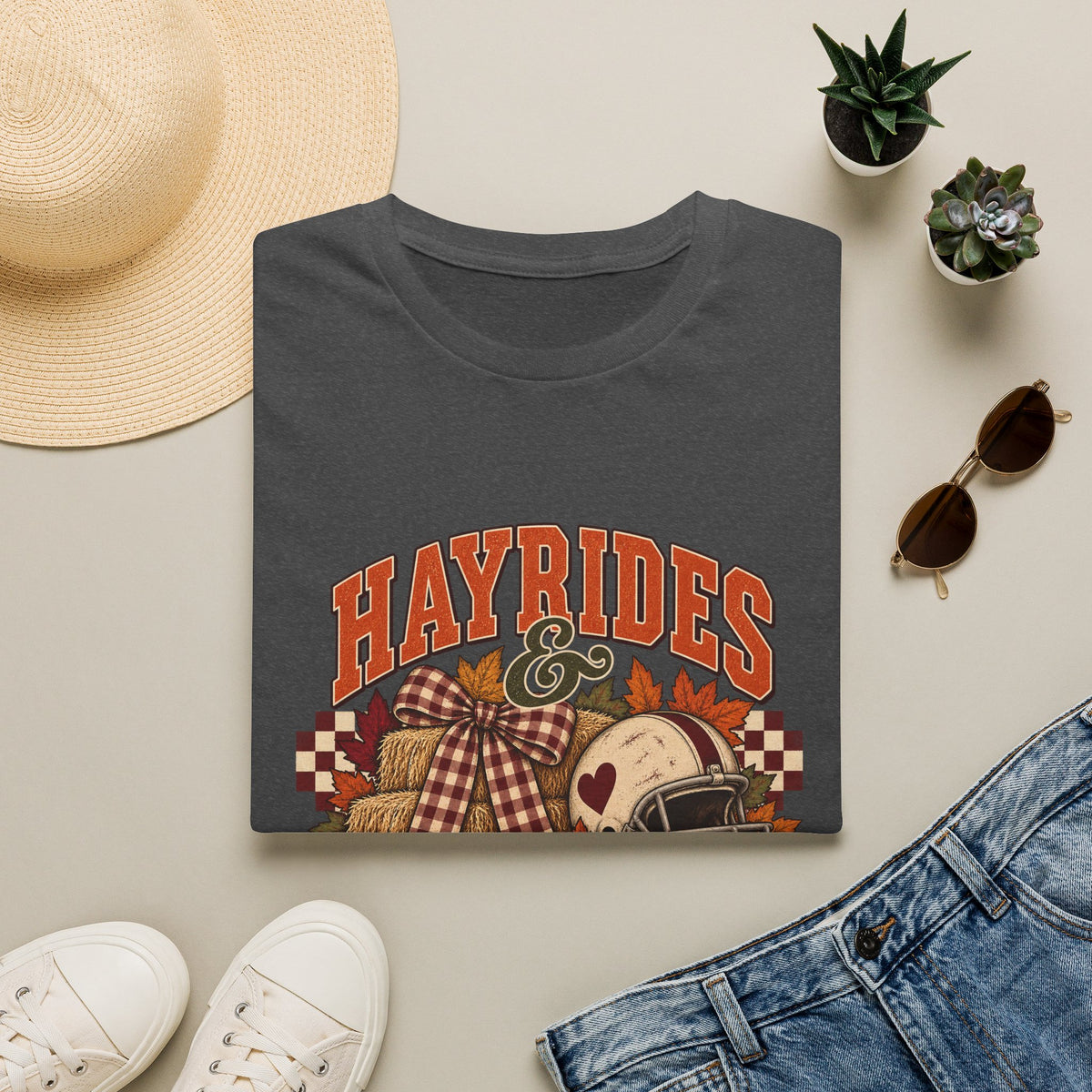Hayrides & Homecoming Fall Graphic Tee