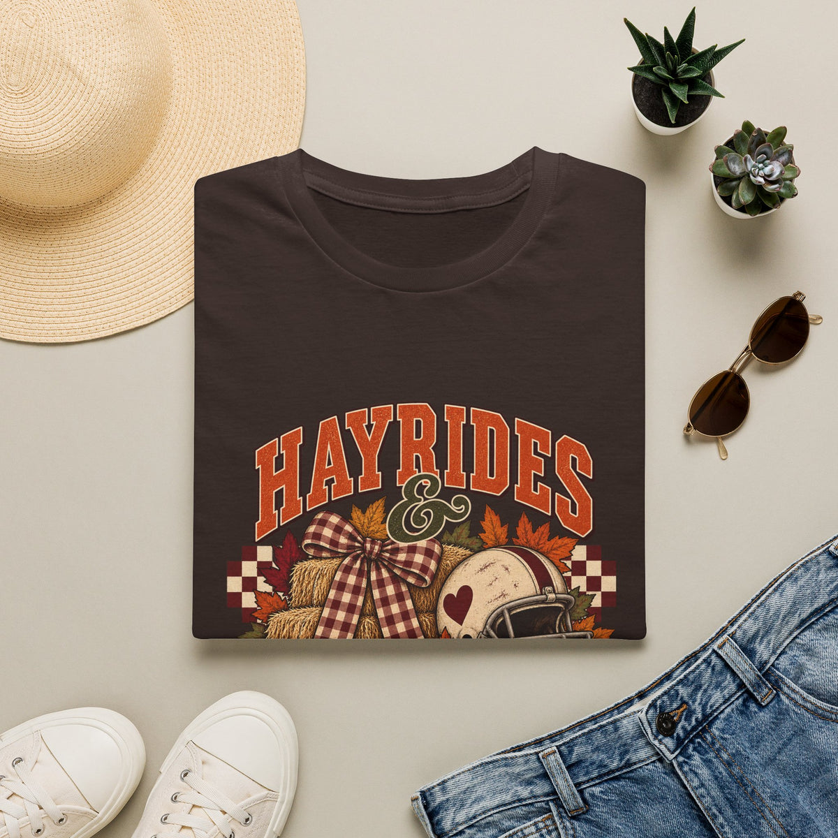 Hayrides & Homecoming Fall Graphic Tee